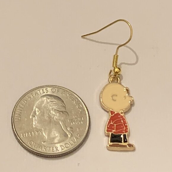 Charlie Brown Earring, Peanuts Earring, Snoopy Earring, Novelty Earring,… - Picture 3 of 5